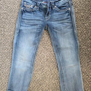 Womens Rock Revival Capris Size 28